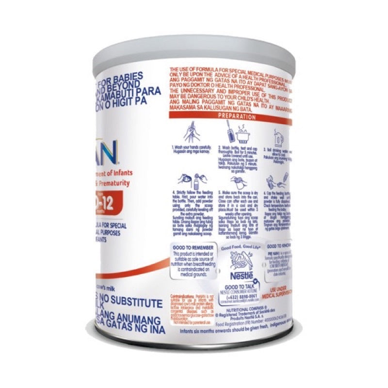 PreNAN® 400g for 0-12 Months Old Infant Formula