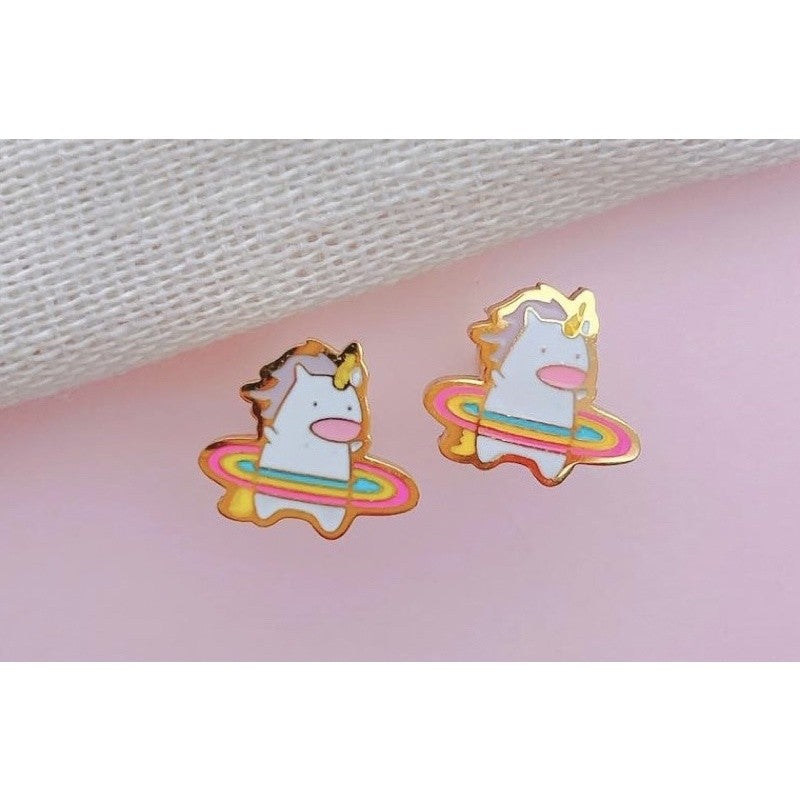 Stainless Steel Earrings Unicorn