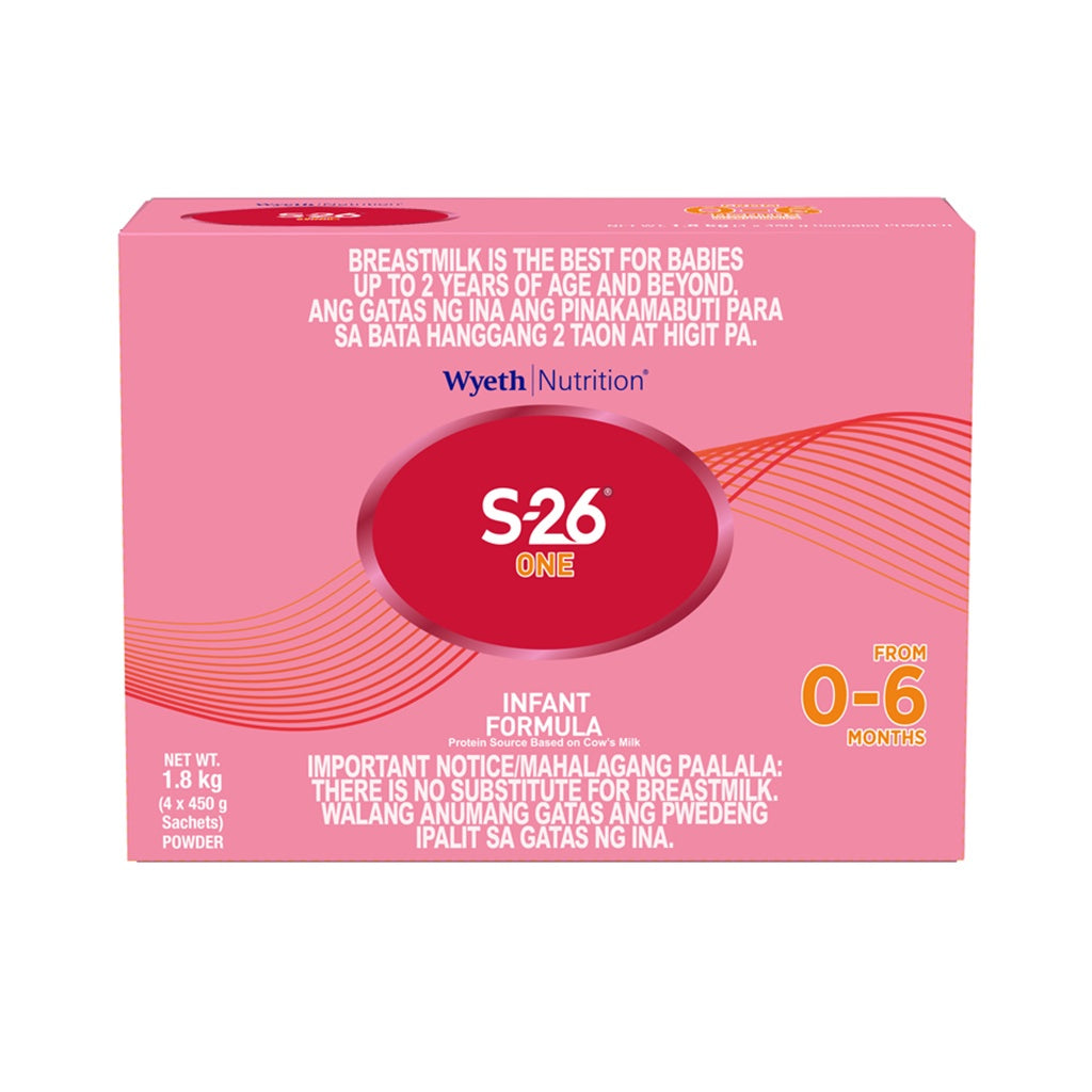 S-26® ONE 1.8kg for 0-6 Months Old Infant Formula