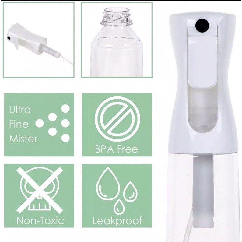 Spray Bottle 300ml Alcohol Dispenser Spray Alcohol Atomizer Reusable Spray Bottle