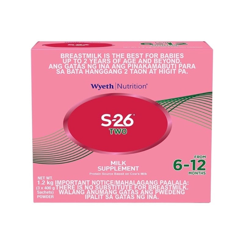S-26® TWO 1.2kg for 6-12 Months Old Infant Formula