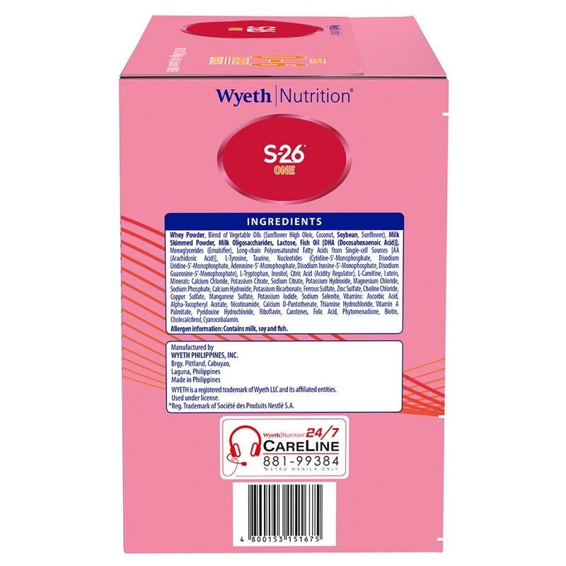 S-26® ONE 2.4kg for 0-6 Months Old Infant Formula