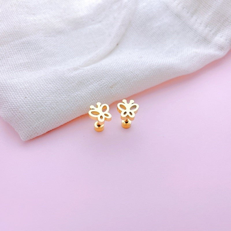 Stainless Steel Earrings Butterfly