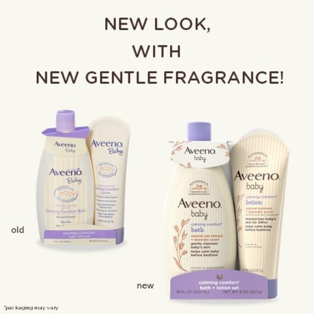 Aveeno Baby Calming Comfort Bath + Lotion Set