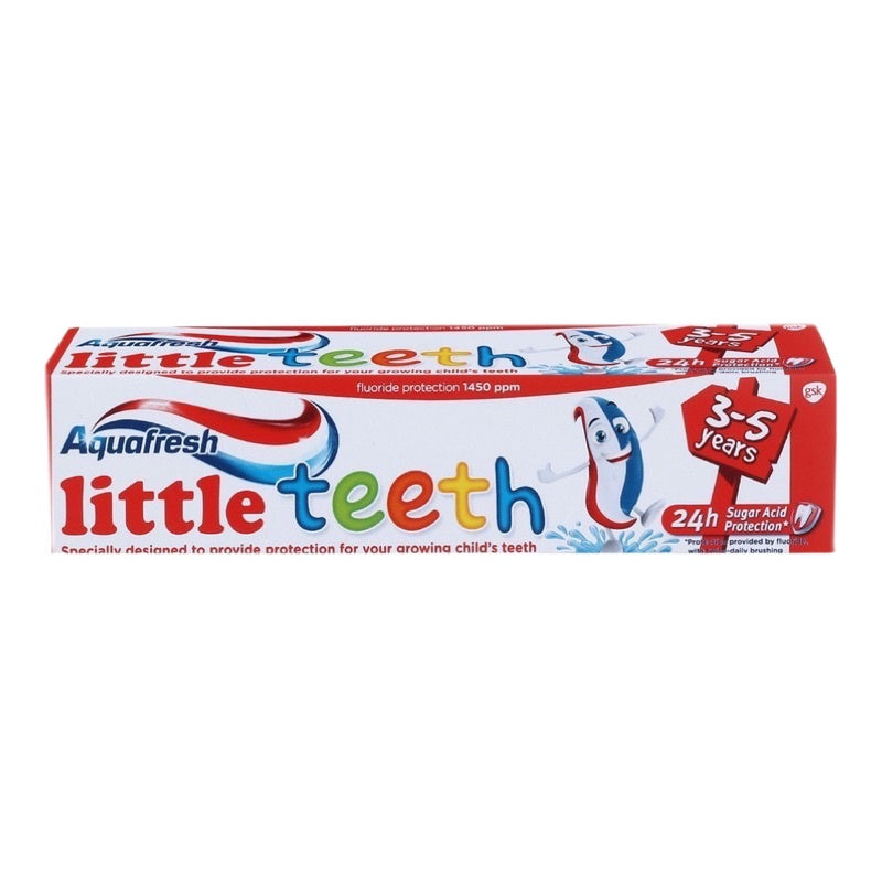 Aquafresh Little Teeth Kids Toothpaste 3-5 Years Old 50ml