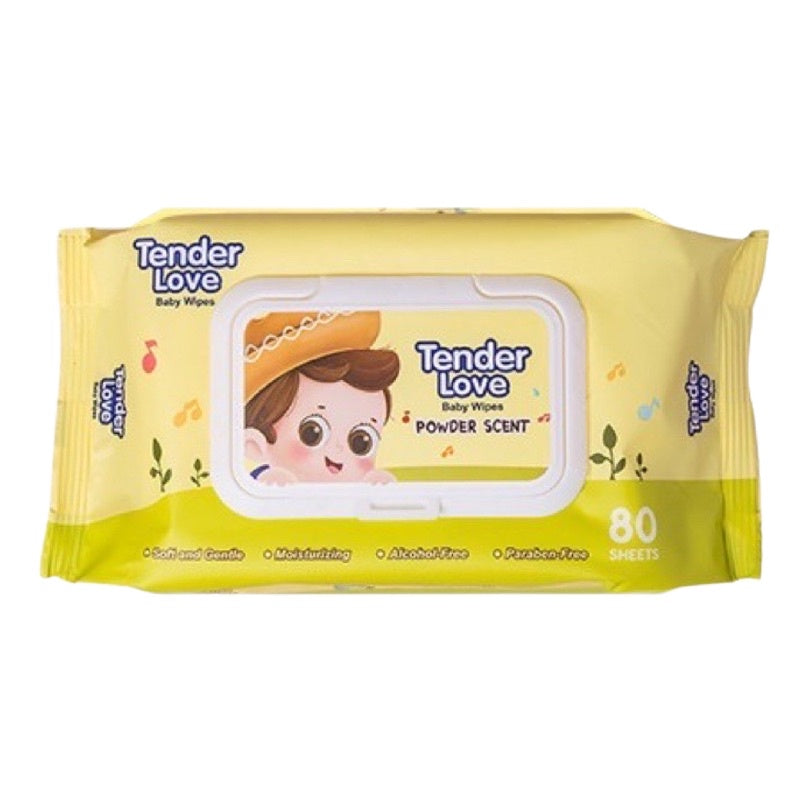 Tender Love Powder Scent Baby Wipes 100 Sheets
