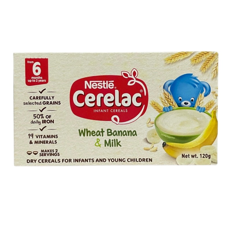 Cerelac Wheat Banana & Milk 120g