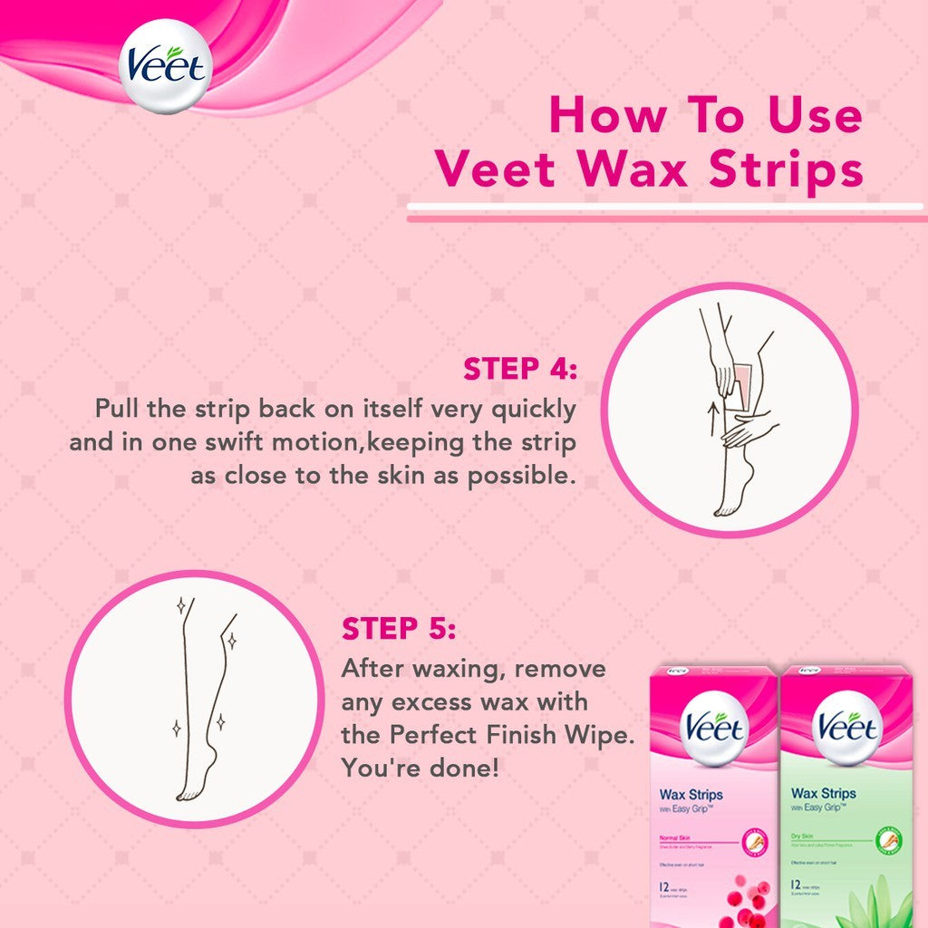 Veet Cold Wax Strips for Face 12's