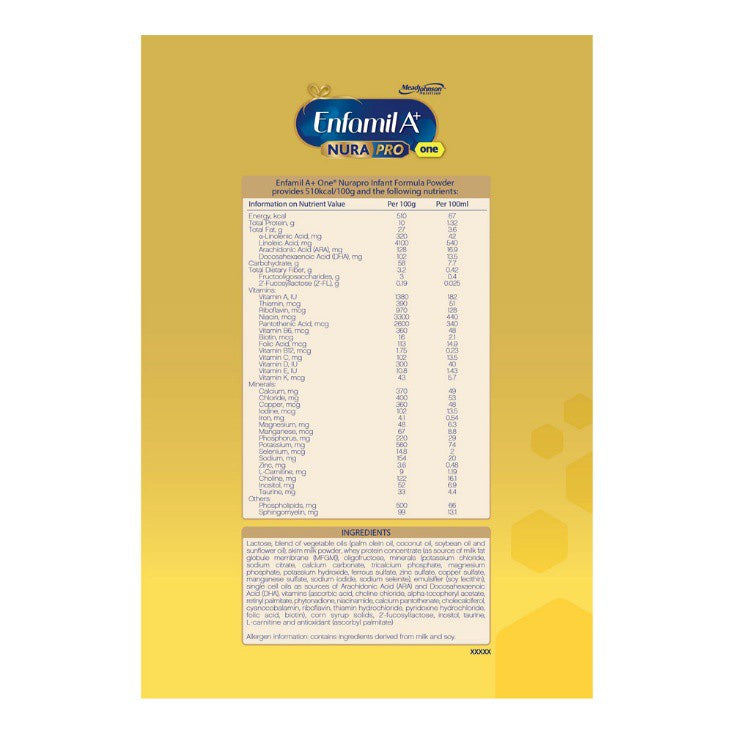 Enfamil A+ One NuraPro 1.725kg for 0-6 Months Old Infant Formula