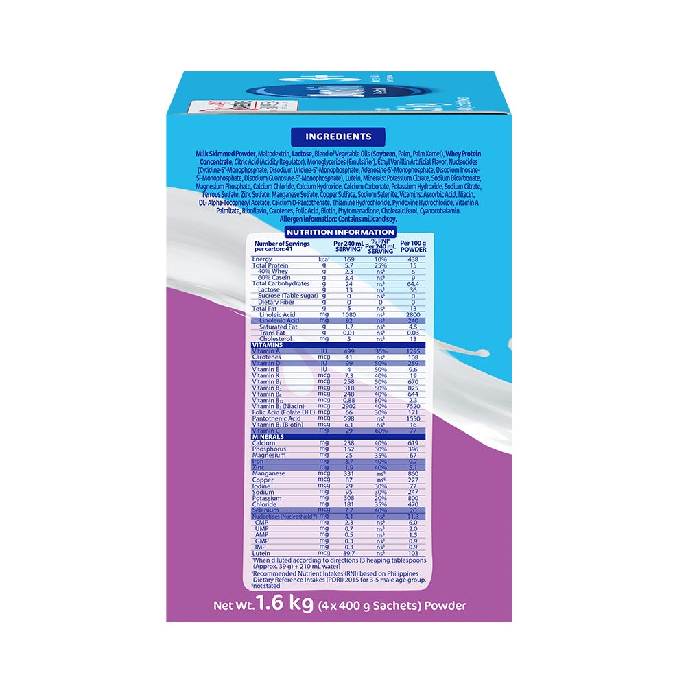 BONAKID PRE-SCHOOL® 3+ 1.6kg for Children Over 3 Years Old Powdered Milk Drink