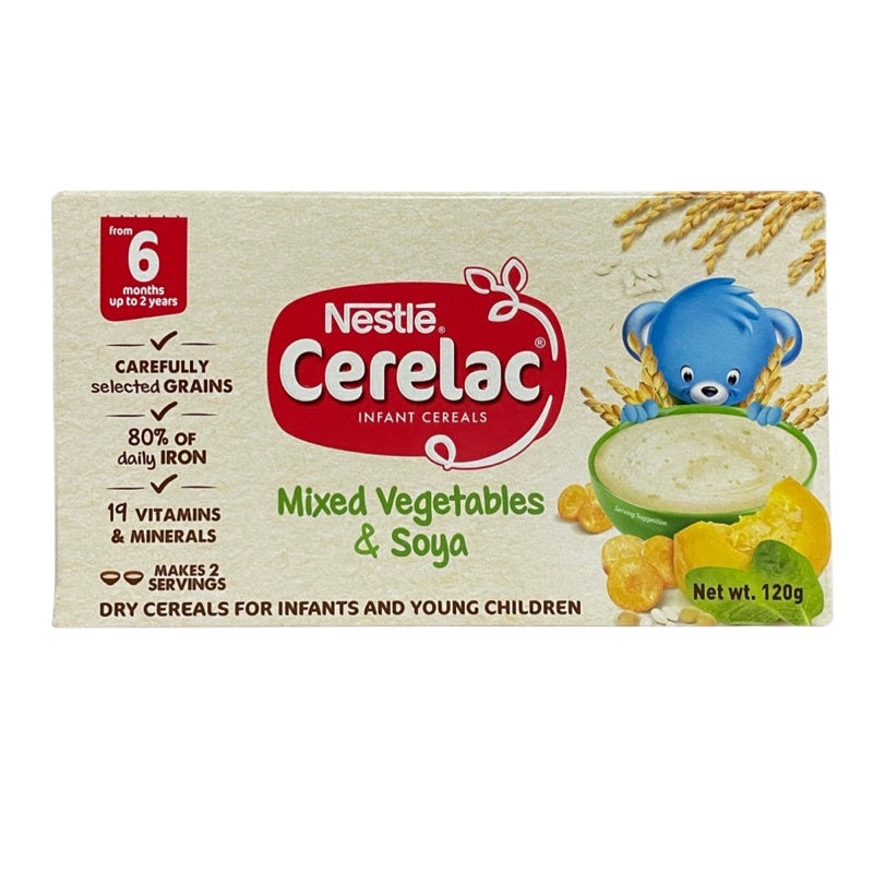 Cerelac Mixed Vegetables & Soya 120g