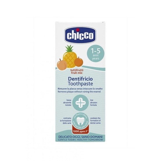 Chicco Fruit Mix Kids Toothpaste with Flouride 1-5 Years Old 50ml
