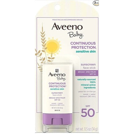 Aveeno Baby Continuous Protection Sensitive Skin Mineral Sunscreen Stick