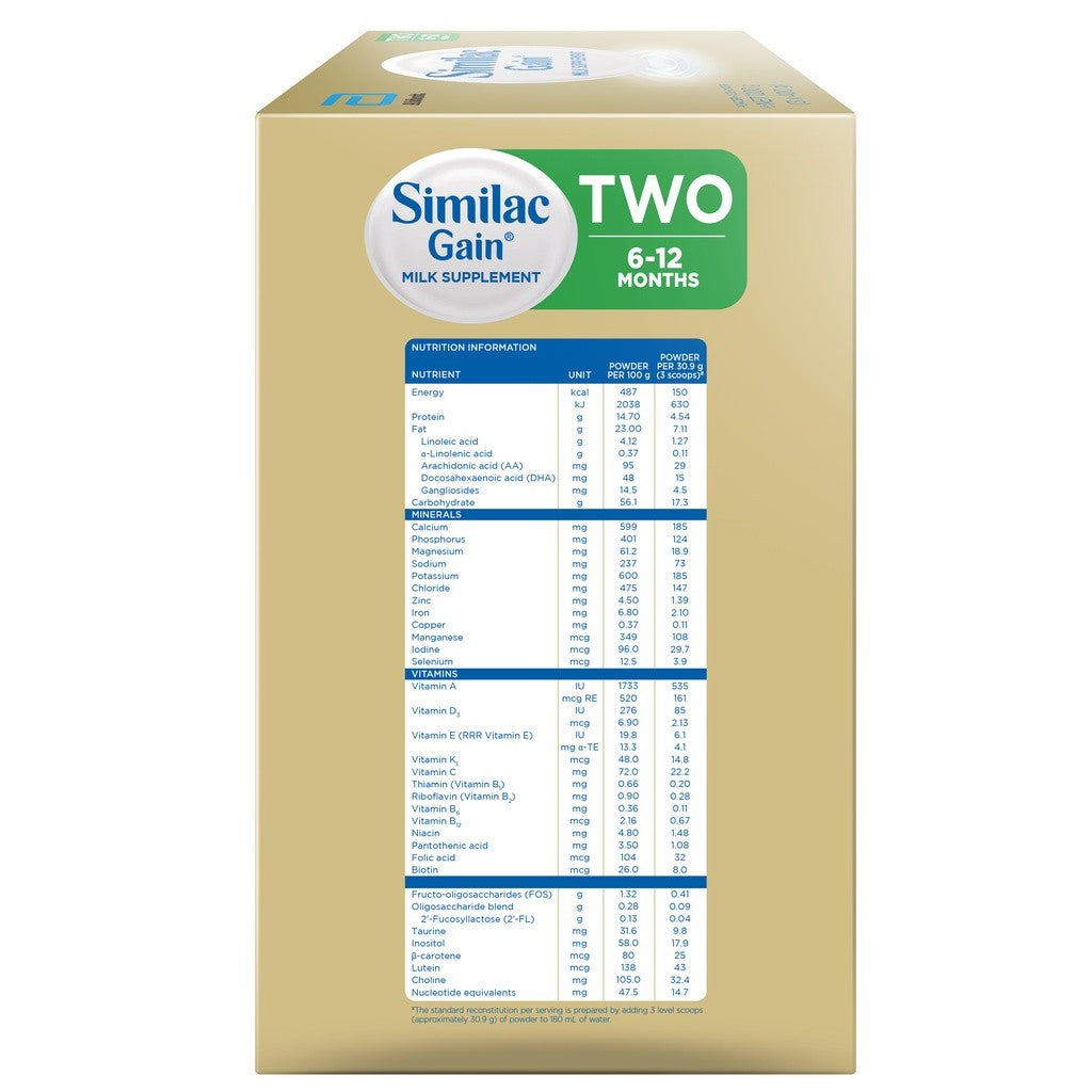 Similac Gain 1.2kg for 6-12 Months Old Infant Formula