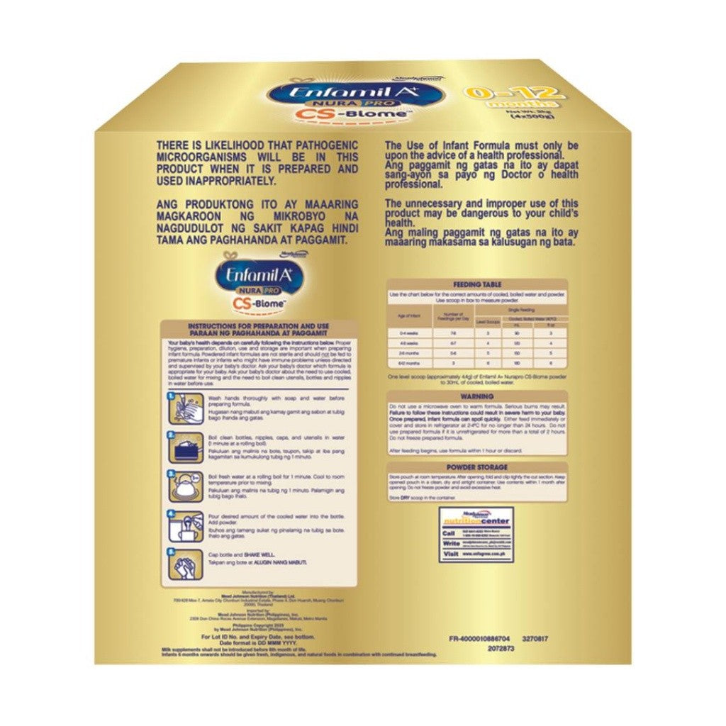 Enfamil CS-Biome 2kg for 0-12 Months Old Infant Formula