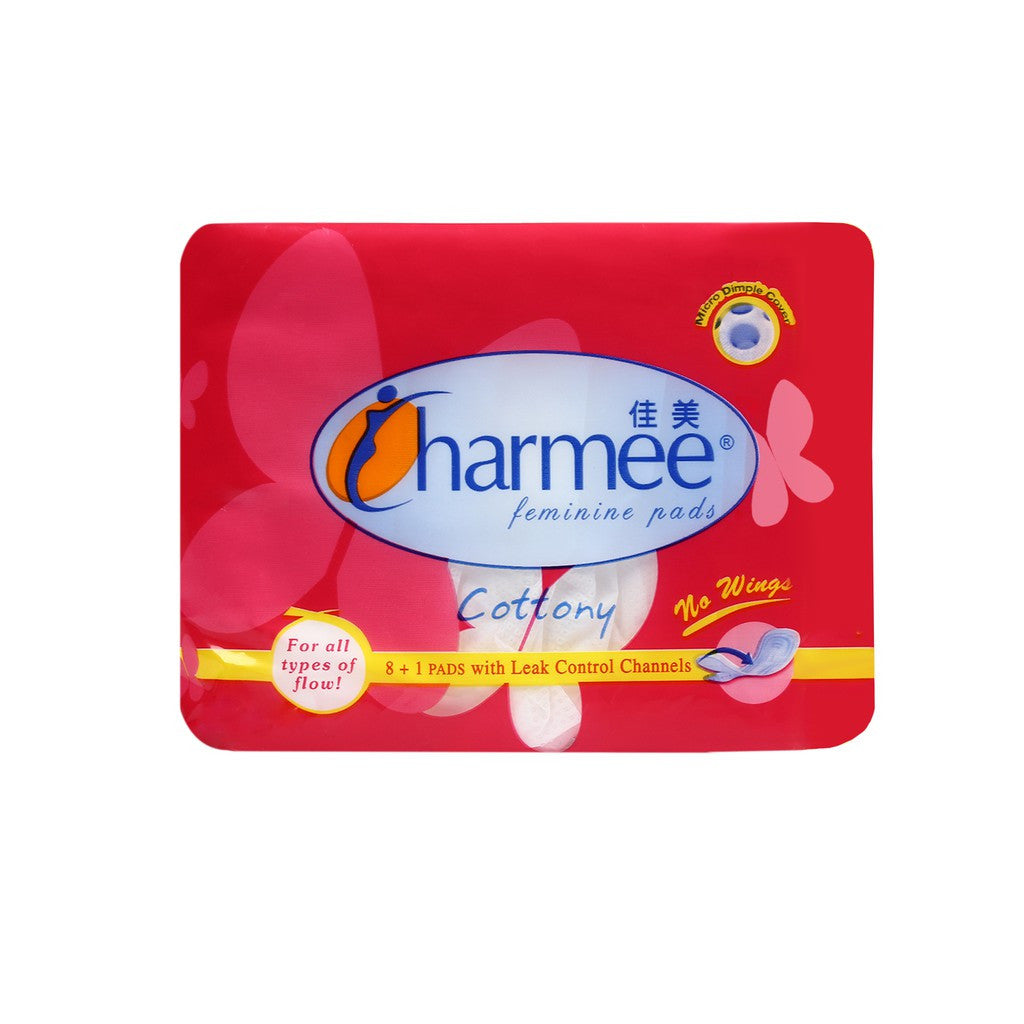 Charmee Cottony for All Types of Flow w/o wings 8's