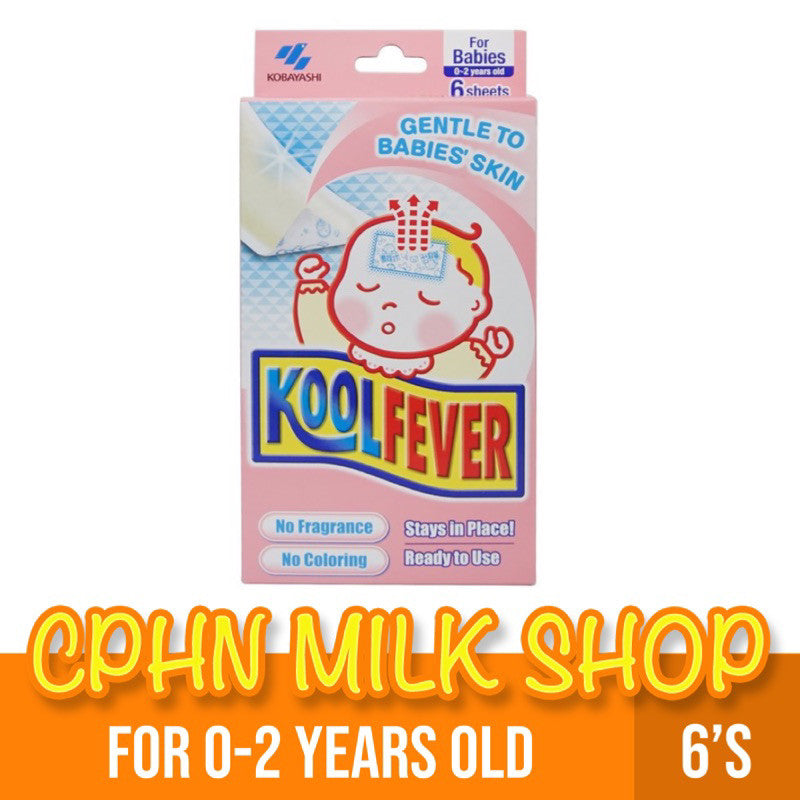 KOOLFEVER Cooling Gel for Babies 6 Sheets