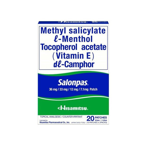 SALONPAS Medicated Patches 20s