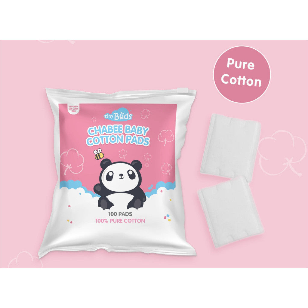 Tiny Buds Chabee Baby Cotton Pads (100 Pads)
