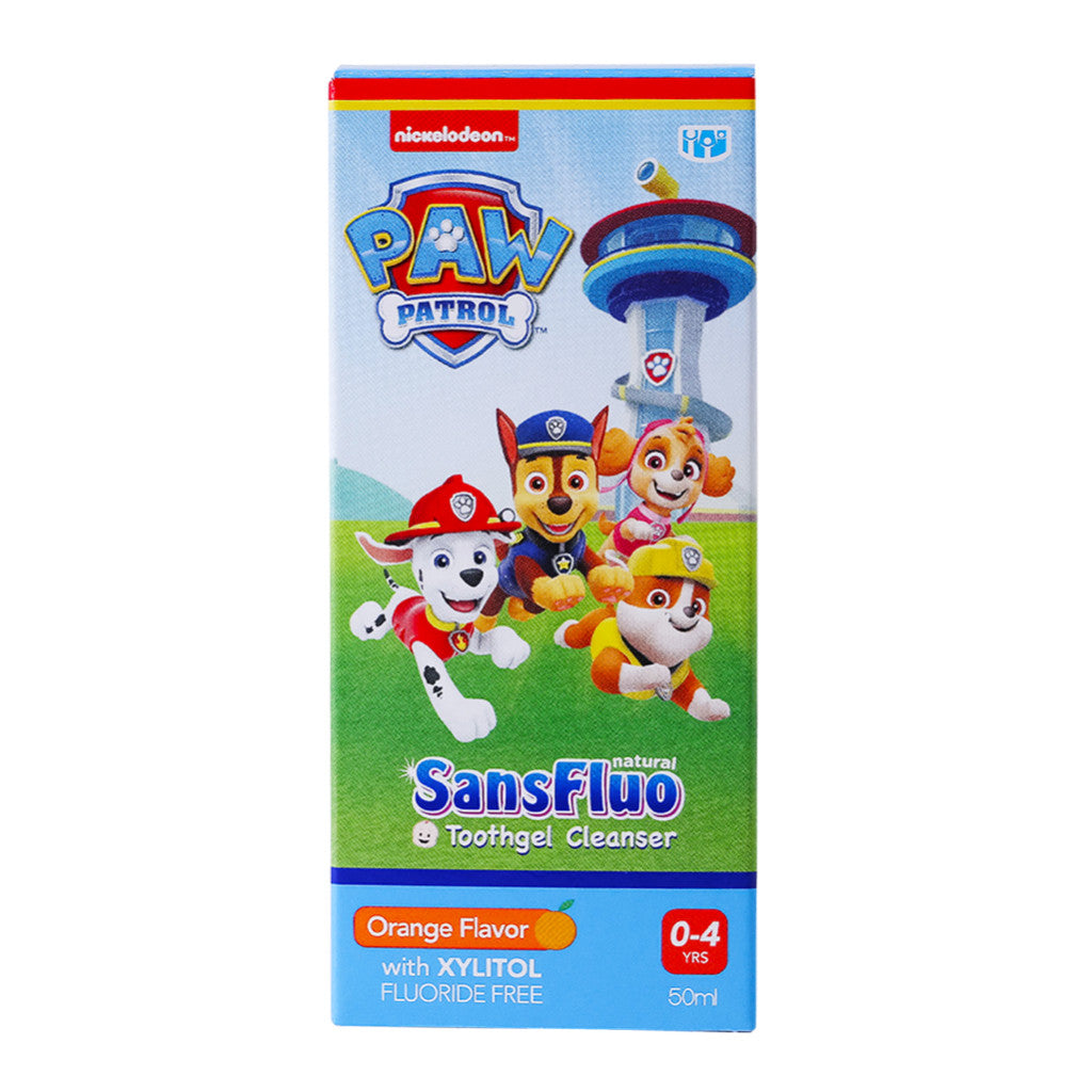 SansFluo Natural Toothgel Cleanser Orange 50ml