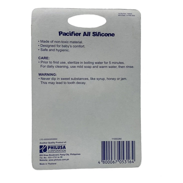 Babyflo Pacifier All Silicone