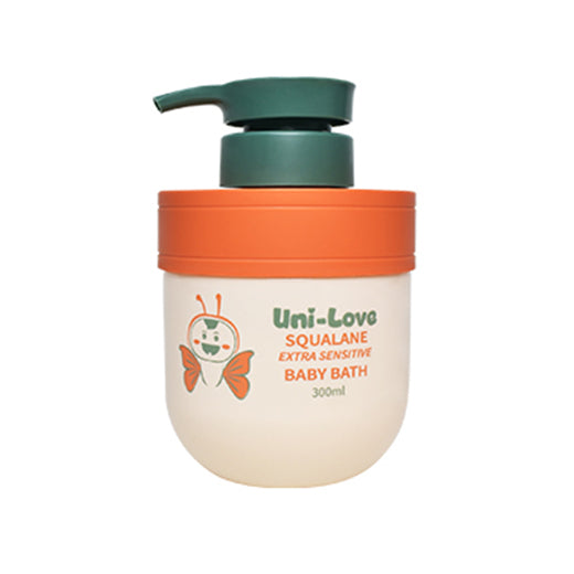UniLove Squalane Extra Sensitive Baby Bath 300ml Bottle of 1