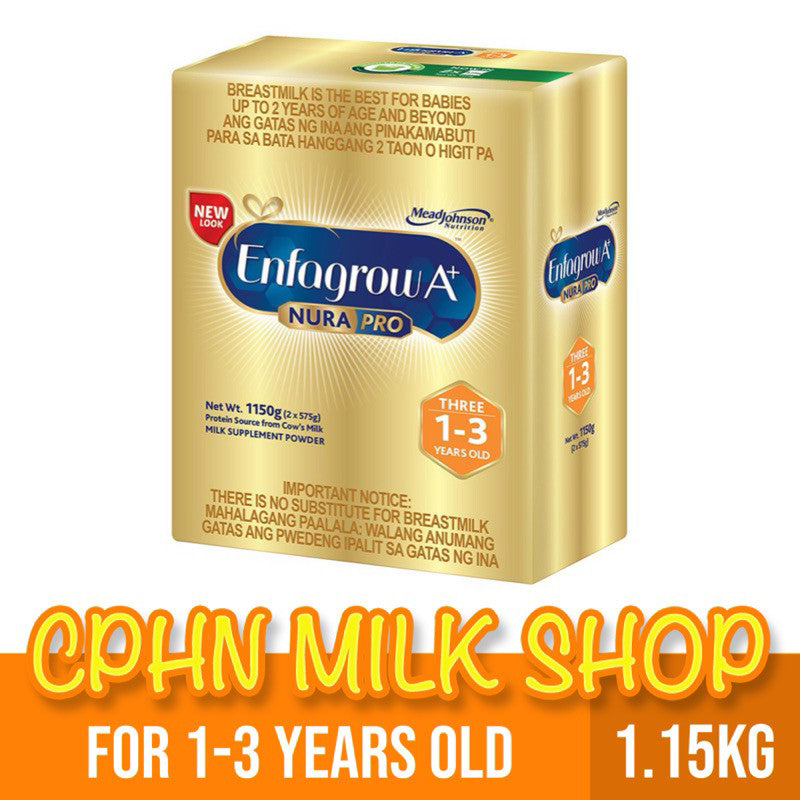 Enfagrow A+ Three NuraPro 1.15kg for 1-3 Years Old Milk Supplement