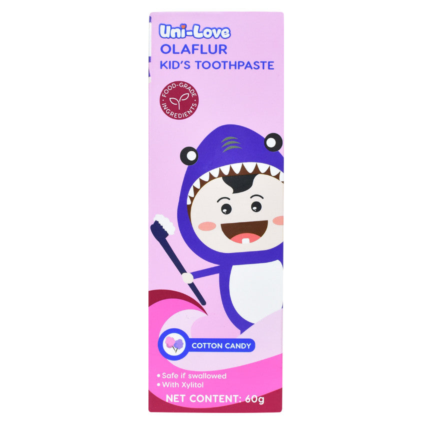 Uni-Love Olaflur Kid's Toothpaste (3+ Years Old) (Cotton Candy)