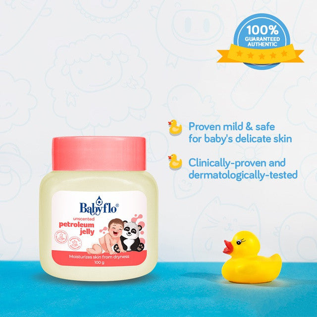 Babyflo Petroleum Jelly Unscented 100g