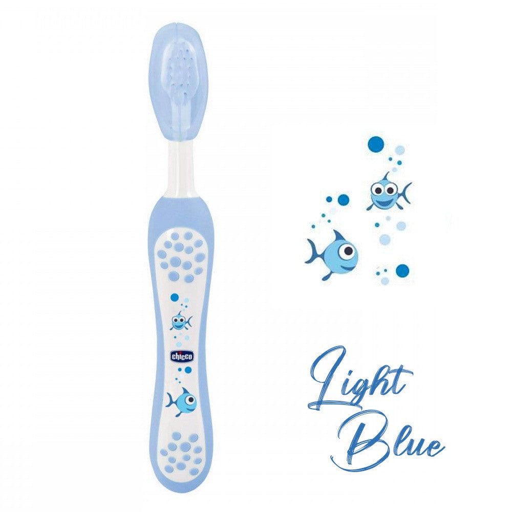 Chicco Baby Moments Toothbrush - Light Blue