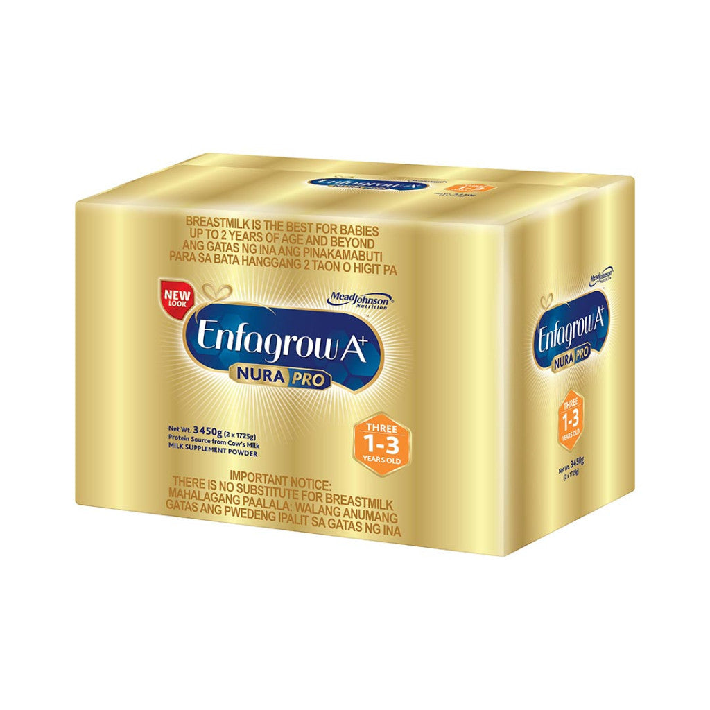 Enfagrow A+ Three NuraPro 3.45kg for 1-3 Years Old Milk Supplement