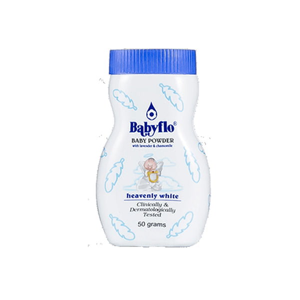 Babyflo Baby Powder Heavenly White 50g