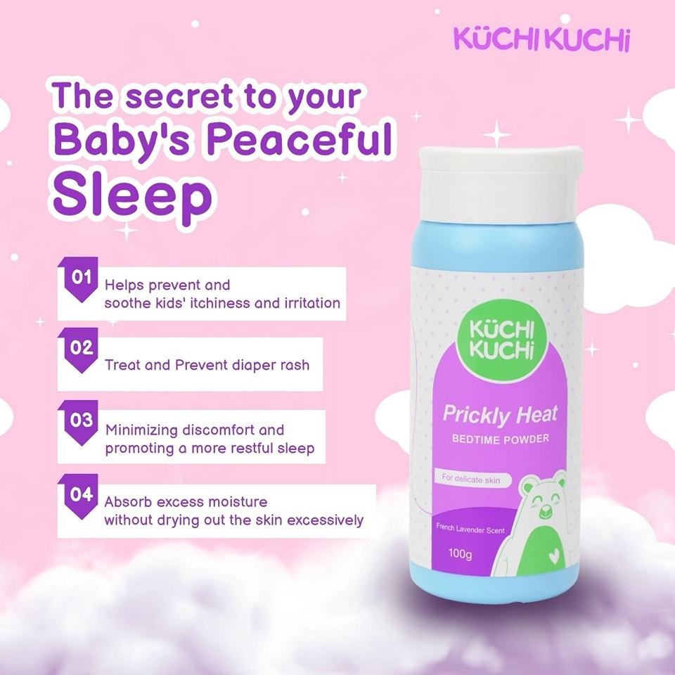 Kuchi Kuchi Prickly Heat Bedtime Powder 100GRAMS