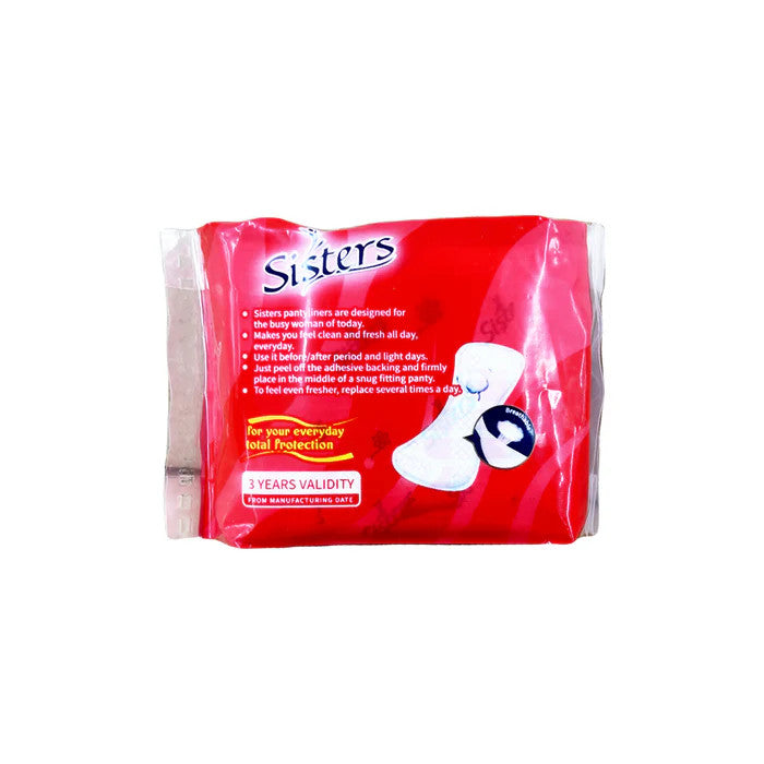 Sisters Pantyliners Breathable Individually Wrapped 8
