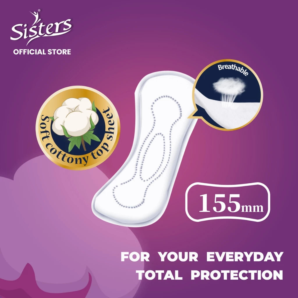 Sisters Longer Pantyliners Budget Pack 20