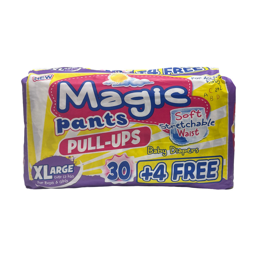 Magic Pants Baby Diapers XL 30