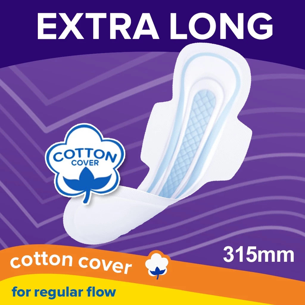 Modess All Night Extra Long with Wings Sanitary Napkin 4 Pads