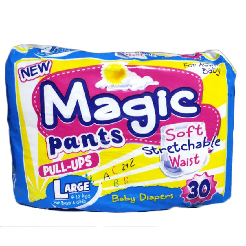 Magic Pants Baby Diapers Large 30