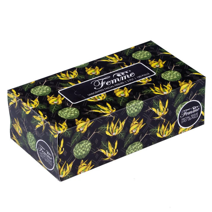 Femme Econo Box Facial Tissue 130-Pulls 2-Ply