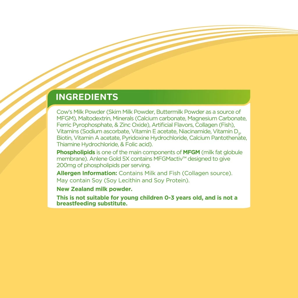 Anlene Gold 5X Plain 300g Milk Powder For Adults