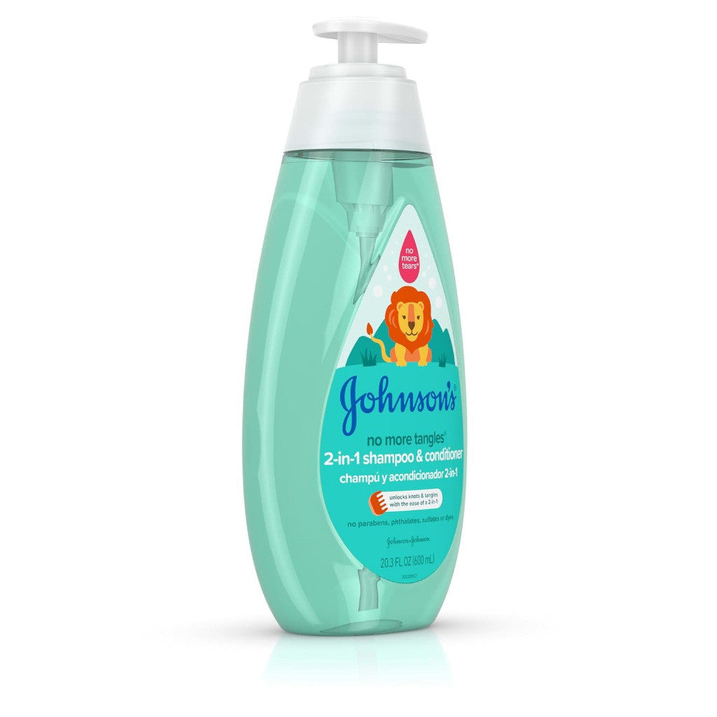 Johnson's No More Tangles 2-in-1 Shampoo and Conditioner 600mL