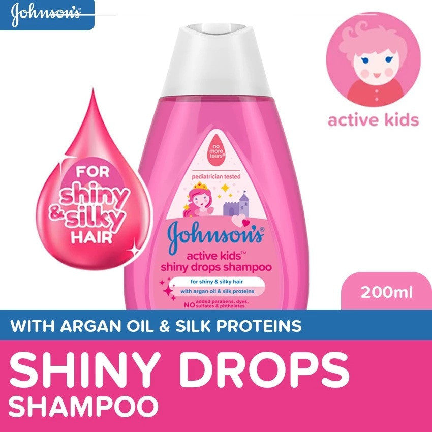 Johnson's Active Kids Shiny Drops Shampoo 200ml