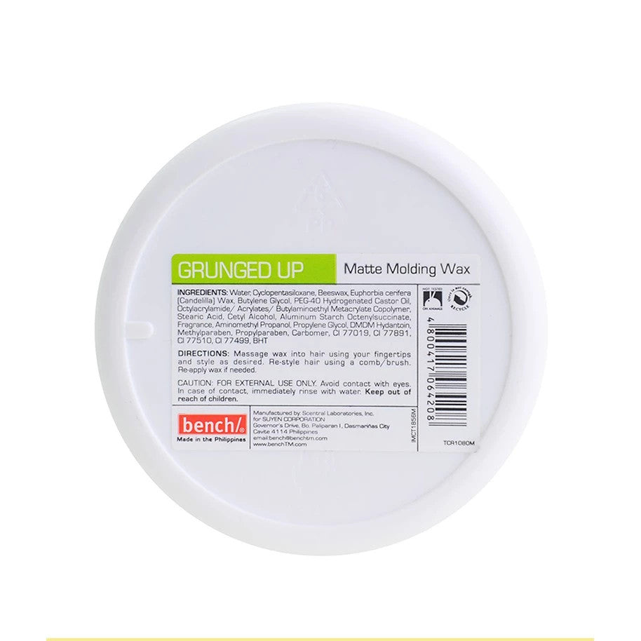 Bench Fix Grunged Up Matte Molding Wax 80g