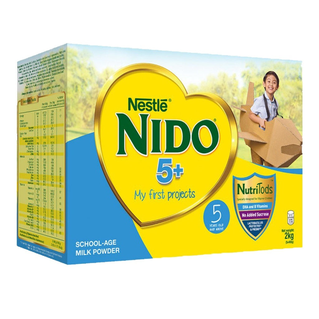 NIDO® 5+ 2kg For Children Above 5 Years Old Powdered Milk Drink