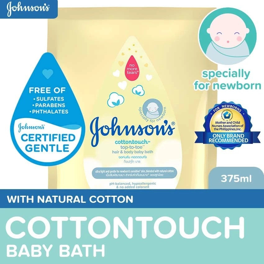 Johnson's CottonTouch Bath 375ml Refill