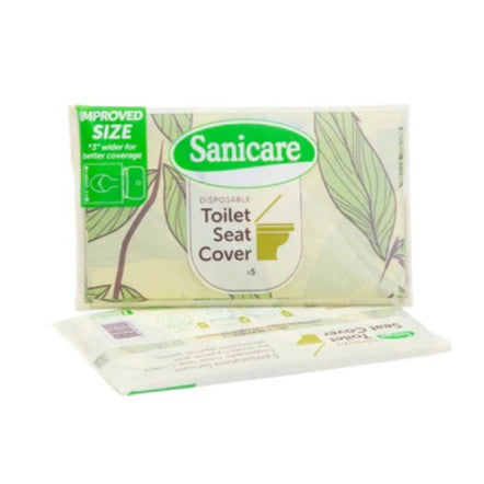 Sanicare Disposable Toilet Seat Cover 5 Sheets