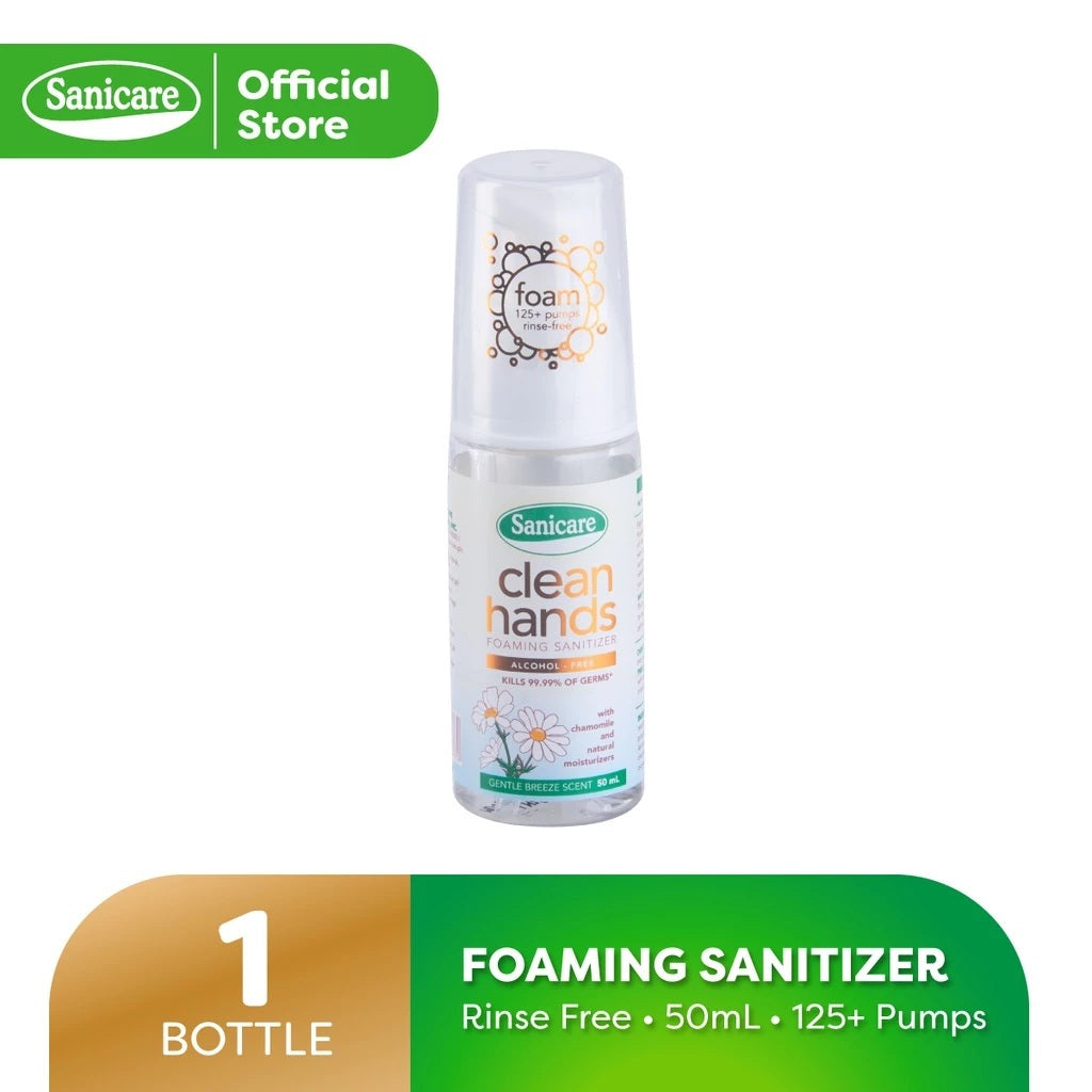 Sanicare Clean Hands Foaming Sanitizer 50ml