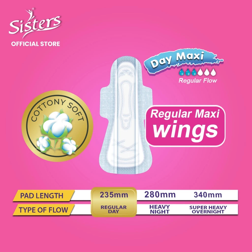 Sisters Sanitary Napkin Silk Floss (Day-use) 8 Pads