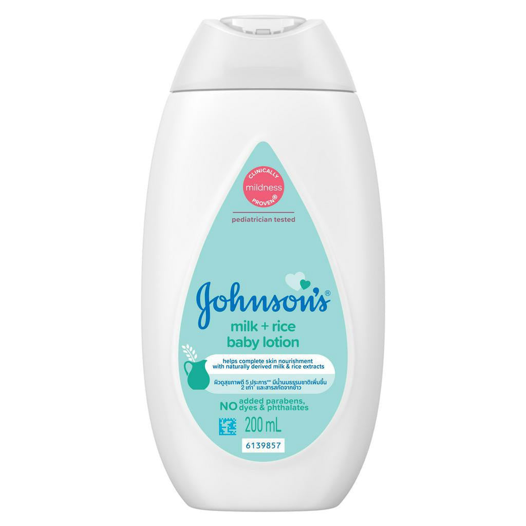 Johnson's Milk+Rice Baby Lotion 200ml