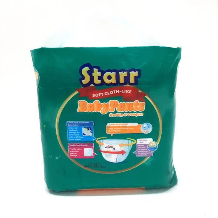 Starr Soft Cloth-Like Pants Baby Diaper XXL 20